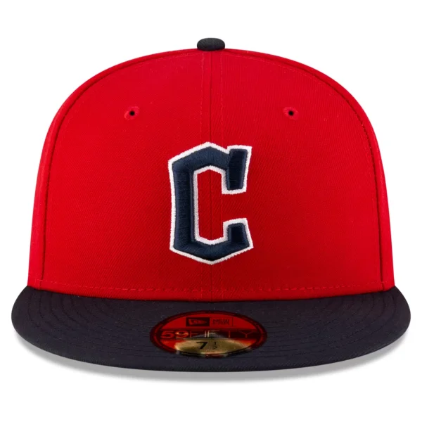 Cleveland Guardians New Era 2026 MLB Postseason Side Patch 59FIFTY Fitted Hat - Red/Navy