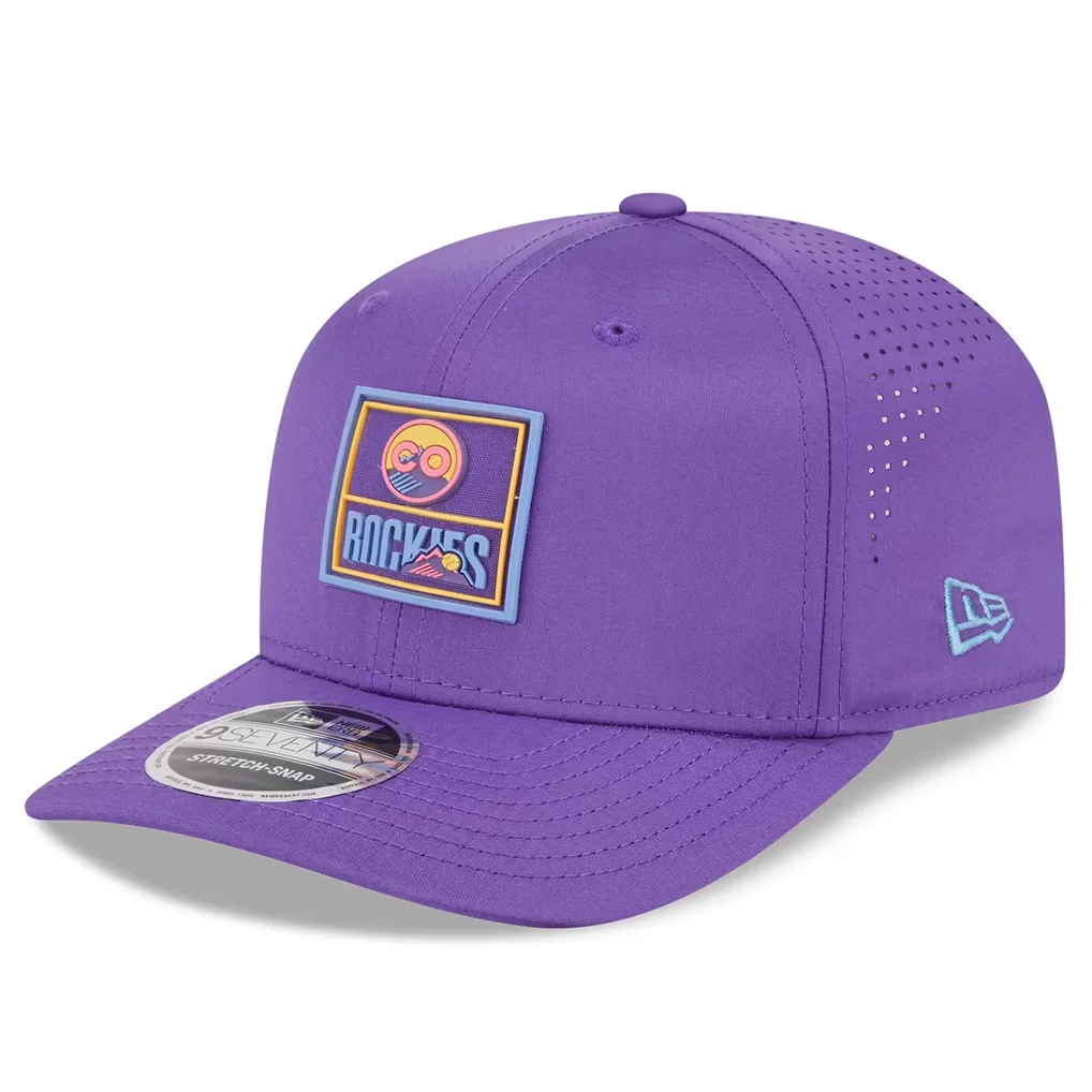 Colorado Rockies New Era 2025 City Connect Fan Pack 9SEVENTY Adjustable Hat - Purple – Photo 1 of 5