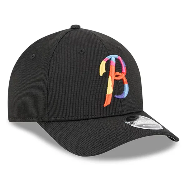 Baltimore Orioles New Era City Connect Batting Practice 9FORTY M-Crown Adjustable Hat - Black