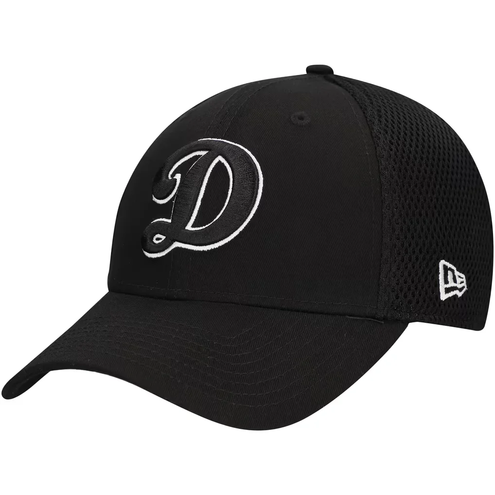 Los Angeles Dodgers New Era Neo 39THIRTY Flex Hat - Black – Photo 1 of 5