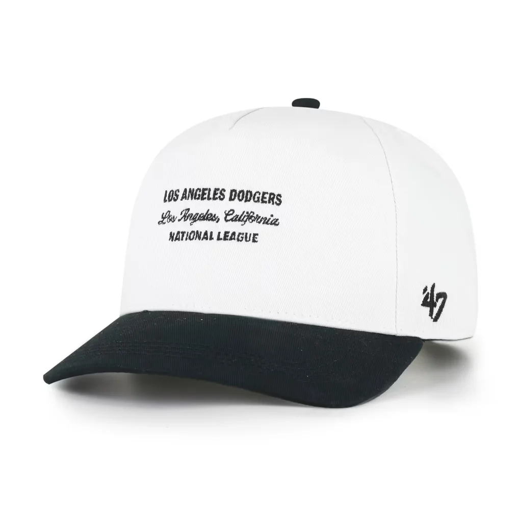 Los Angeles Dodgers '47 Contemporary Two-Tone Hitch Adjustable Hat - White/Black – Photo 1 of 4