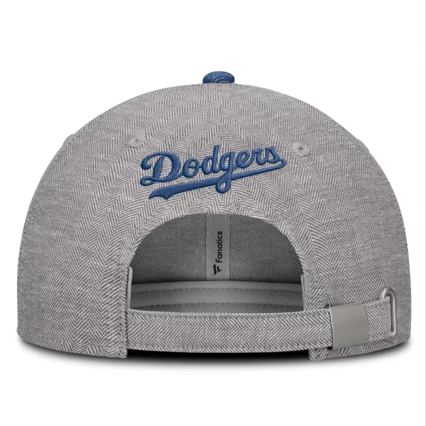 Los Angeles Dodgers Fanatics Level Up Conduct Adjustable Hat - Gray/Denim