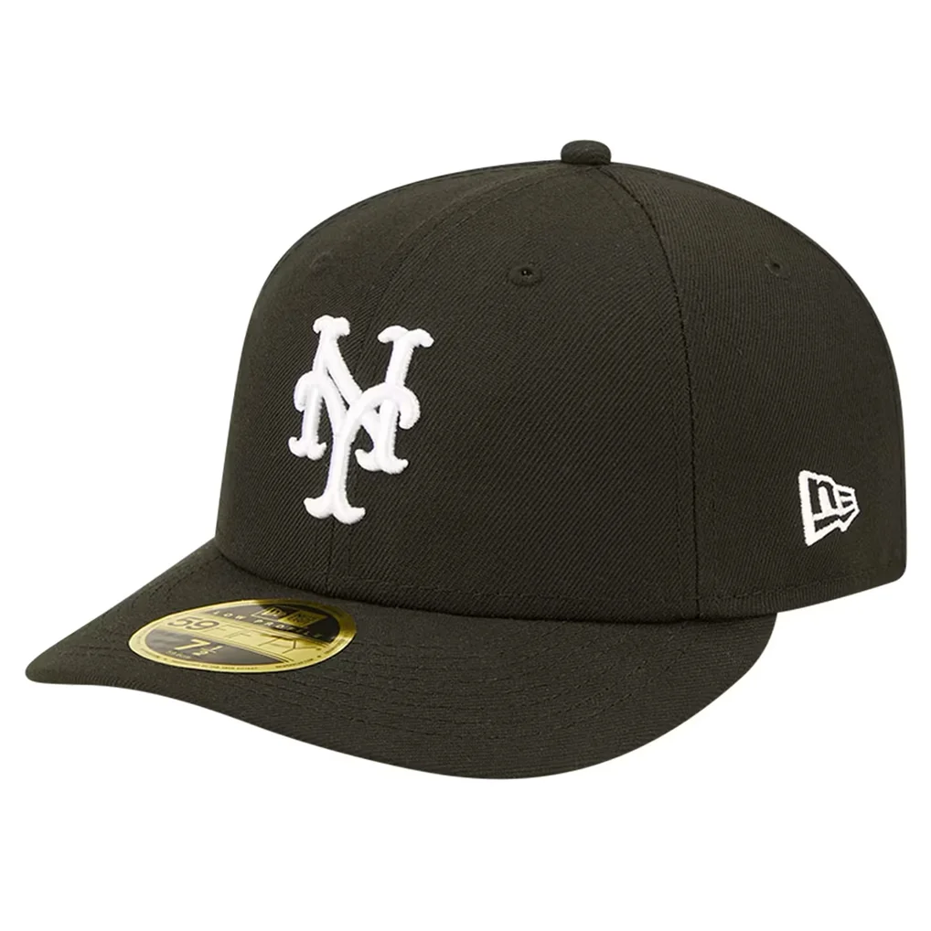 New York Mets New Era Low Profile 59FIFTY Fitted Hat - Black – Photo 1 of 6