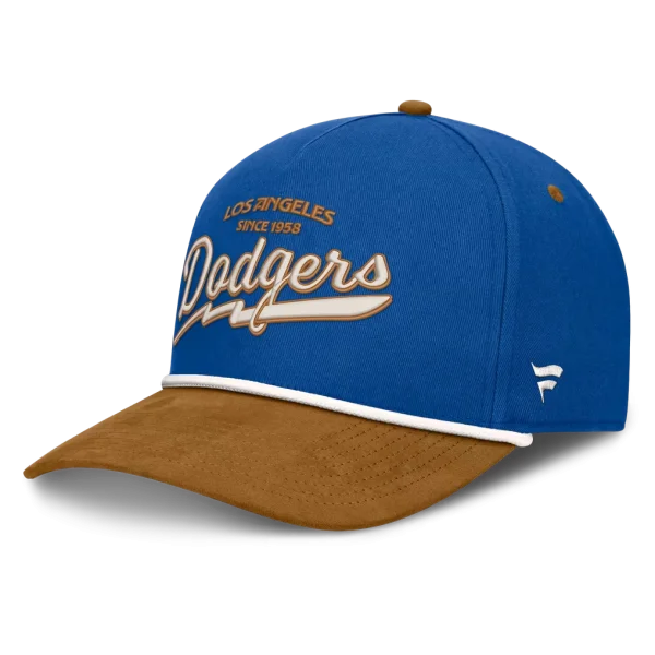 Los Angeles Dodgers Fanatics Heritage Concourse A-Frame Adjustable Hat - Royal