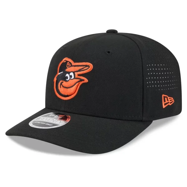 Baltimore Orioles New Era Performance 9SEVENTY Adjustable Hat - Black