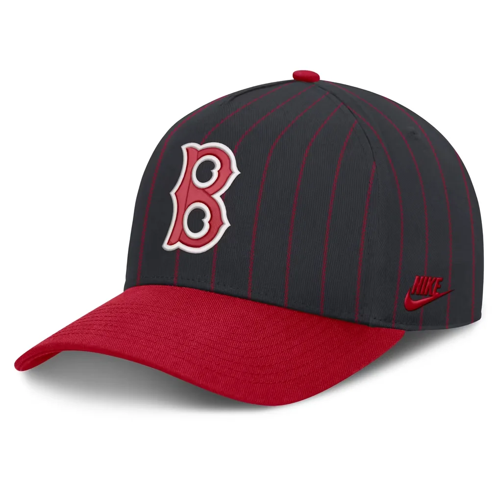 Boston Red Sox Nike Male Cooperstown Rise A-Frame Adjustable Hat - Navy/Red – Photo 1 of 4
