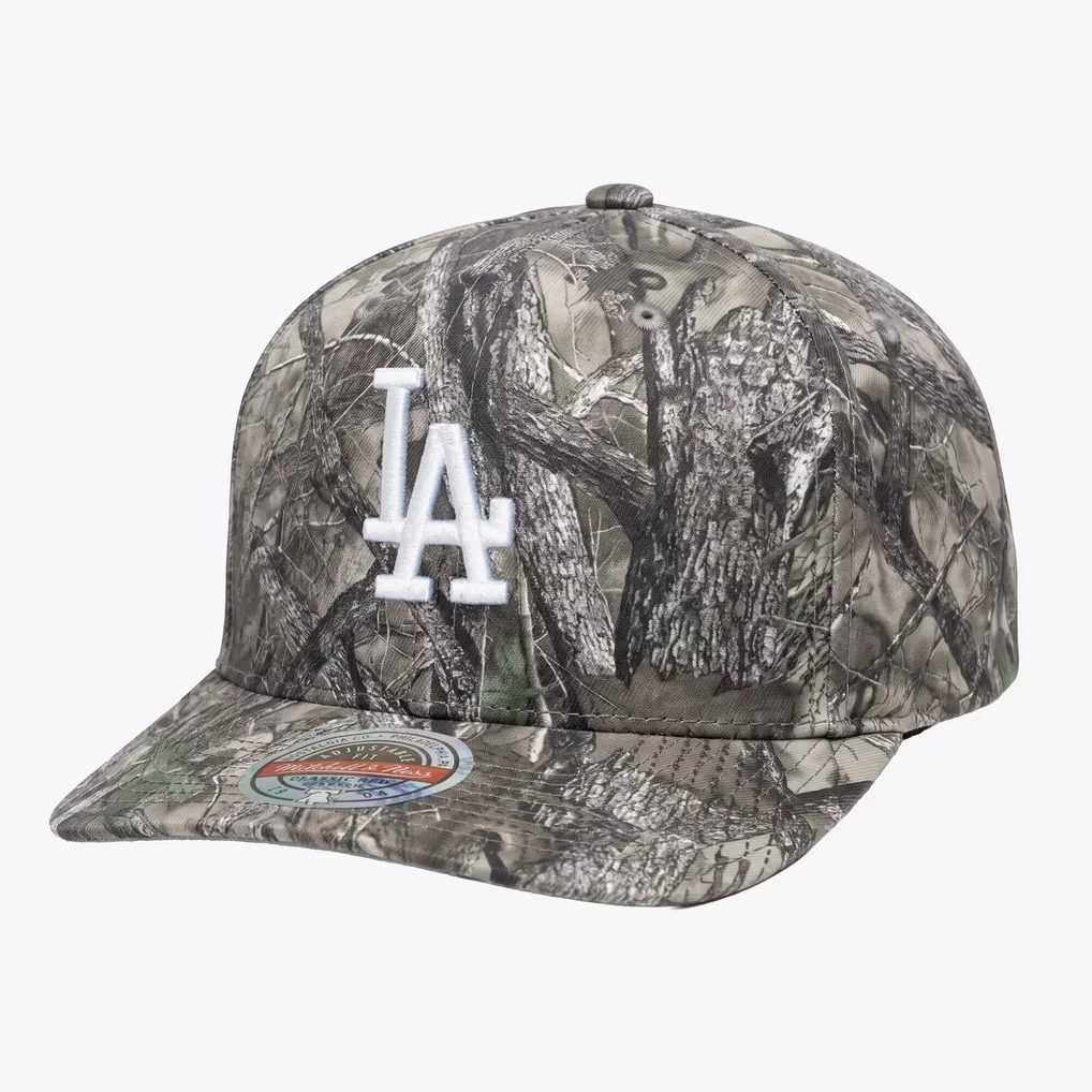 Los Angeles Dodgers Mitchell & Ness Timber Trail Snapback Hat - Camo – Photo 1 of 2