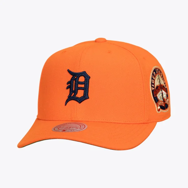 Detroit Tigers Mitchell & Ness Secondary Pro Snapback Hat - Orange