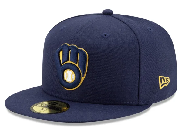 Milwaukee Brewers New Era 2026 World Series Side Patch 59FIFTY Fitted Hat - Navy