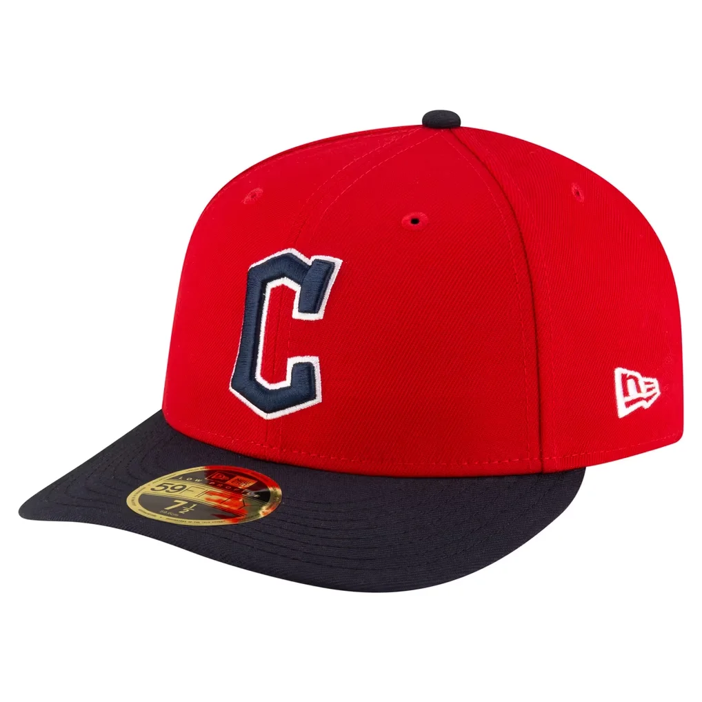 Cleveland Guardians New Era Authentic Collection On-Field Low Profile 59FIFTY Fitted Hat - Red/Black – Photo 1 of 5