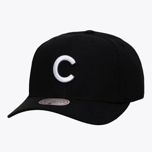 Chicago Cubs Mitchell & Ness Pro Crown Snapback - Black