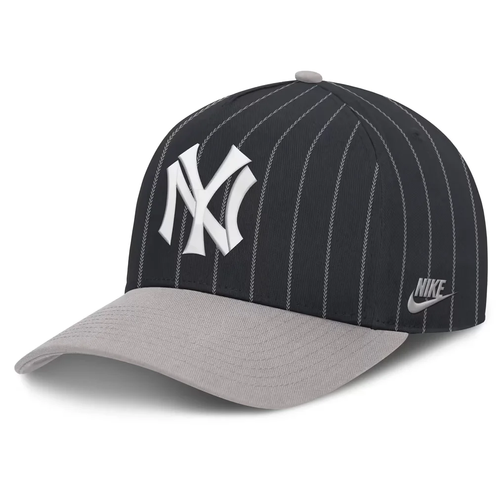 New York Yankees Nike Male Cooperstown Rise A-Frame Adjustable Hat - Navy/Gray – Photo 1 of 4