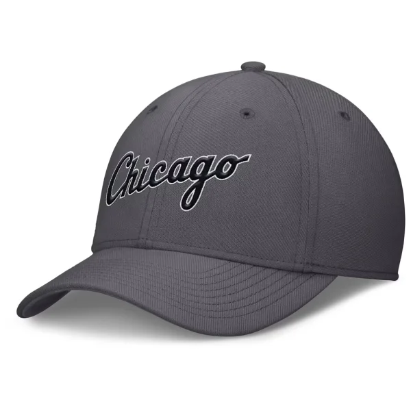 Chicago White Sox Nike Swoosh Performance Flex Hat - Gray