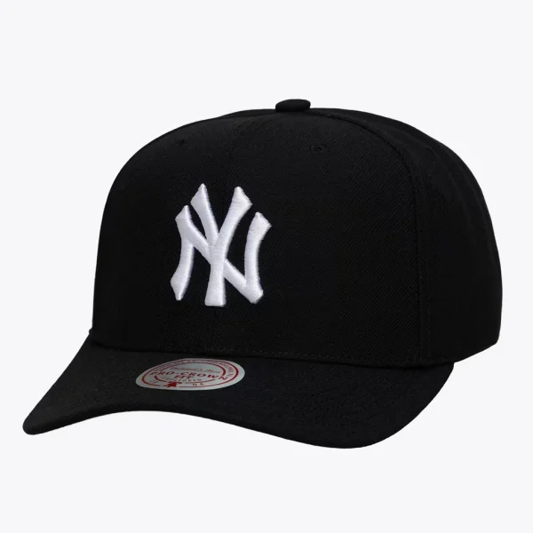 New York Yankees Mitchell & Ness Pro Crown Snapback - Black