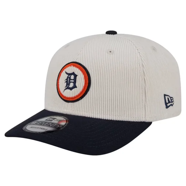 Detroit Tigers New Era Loyal 9SEVENTY Adjustable Hat - Cream