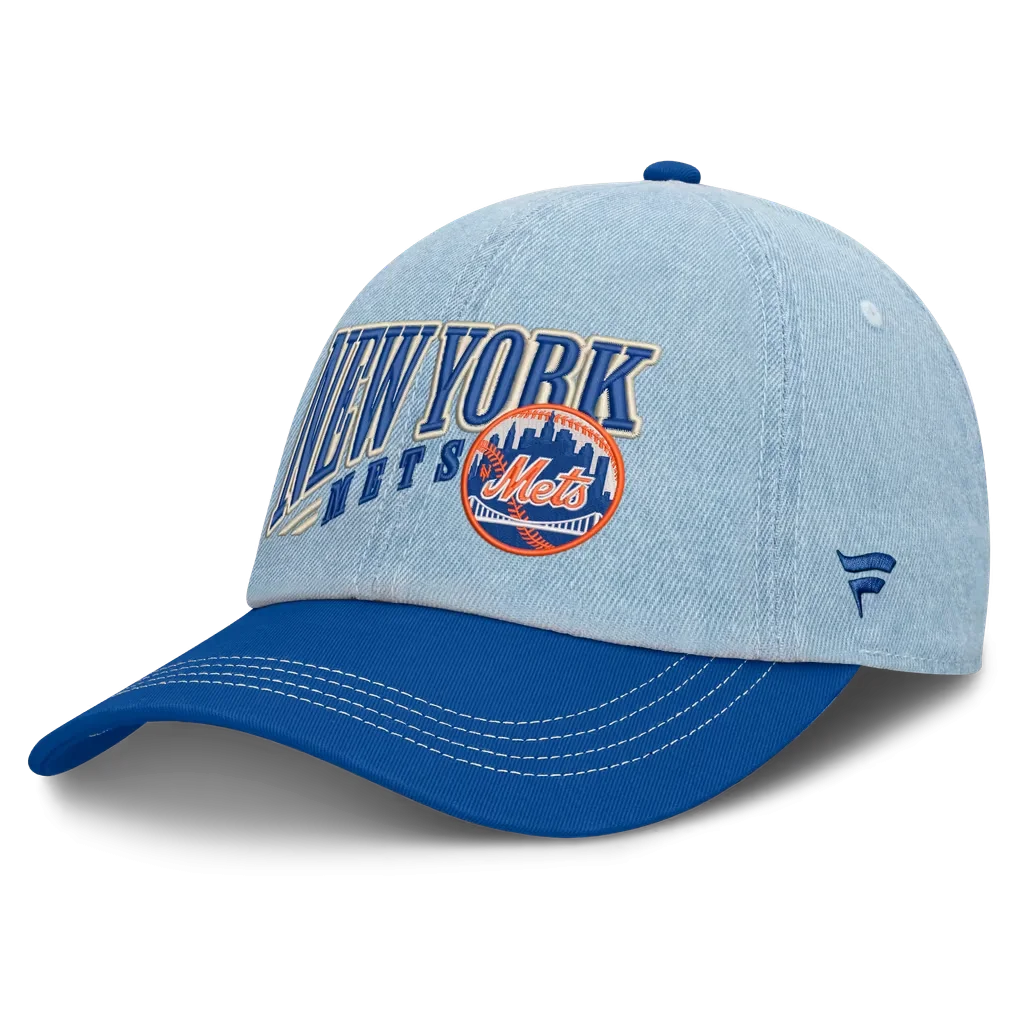 New York Mets Fanatics Retire Adjustable Hat - Denim – Photo 1 of 4