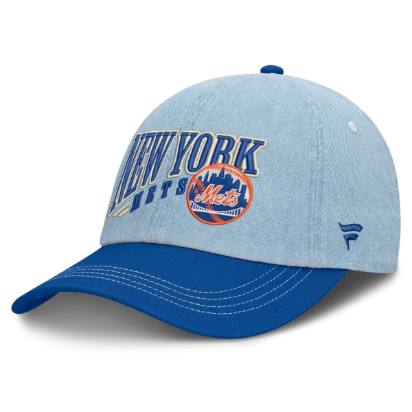 New York Mets Fanatics Retire Adjustable Hat - Denim