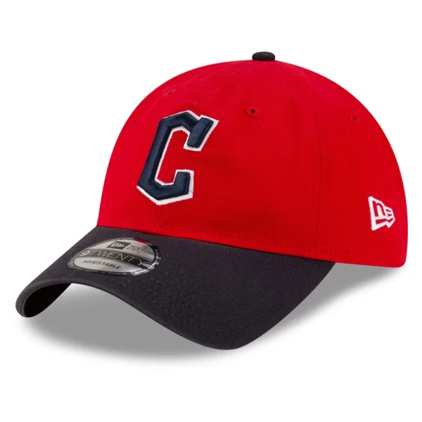 Cleveland Guardians New Era 2026 MLB Postseason Side Patch 9TWENTY Adjustable Hat - Red/Navy