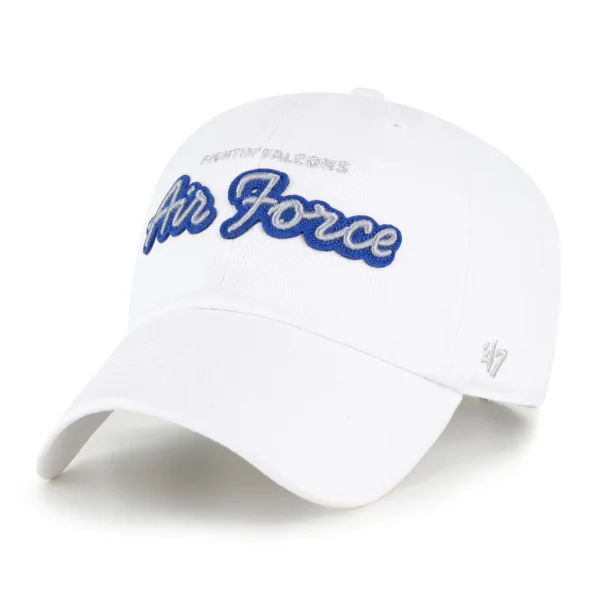 Air Force Falcons '47 Women's Trendy Script Clean Up Adjustable Hat - White