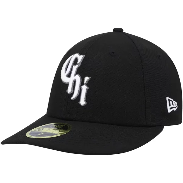 Chicago White Sox New Era City Connect Low Profile 59FIFTY Fitted Hat - Black