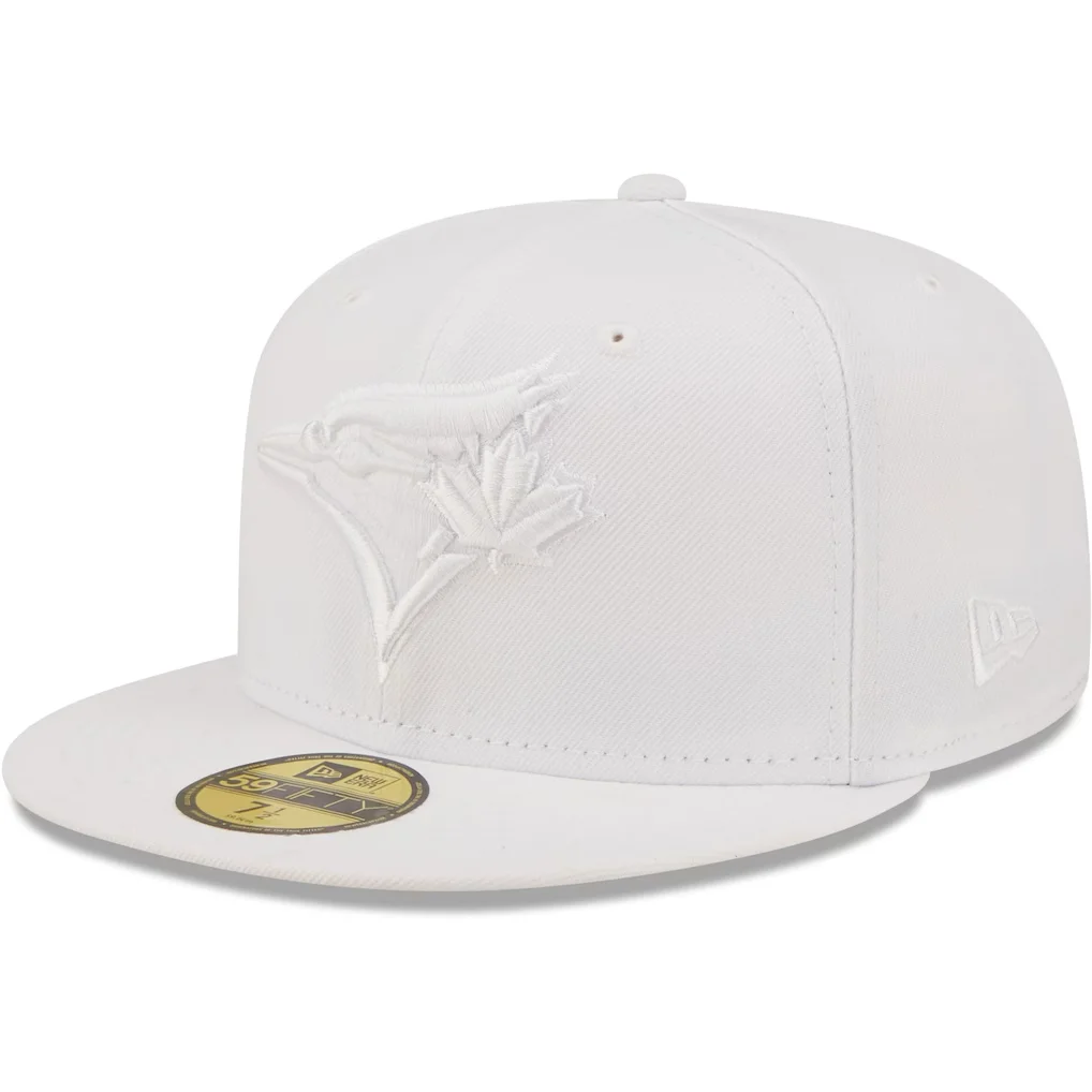 Toronto Blue Jays New Era White on White 59FIFTY Fitted Hat – Photo 1 of 6
