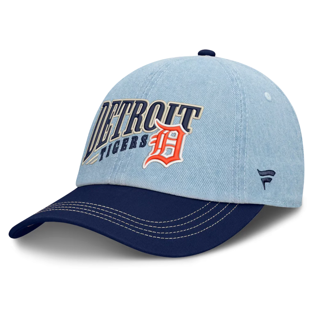Detroit Tigers Fanatics Retire Adjustable Hat - Denim – Photo 1 of 4