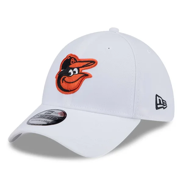 Baltimore Orioles New Era 39THIRTY Flex Hat - White