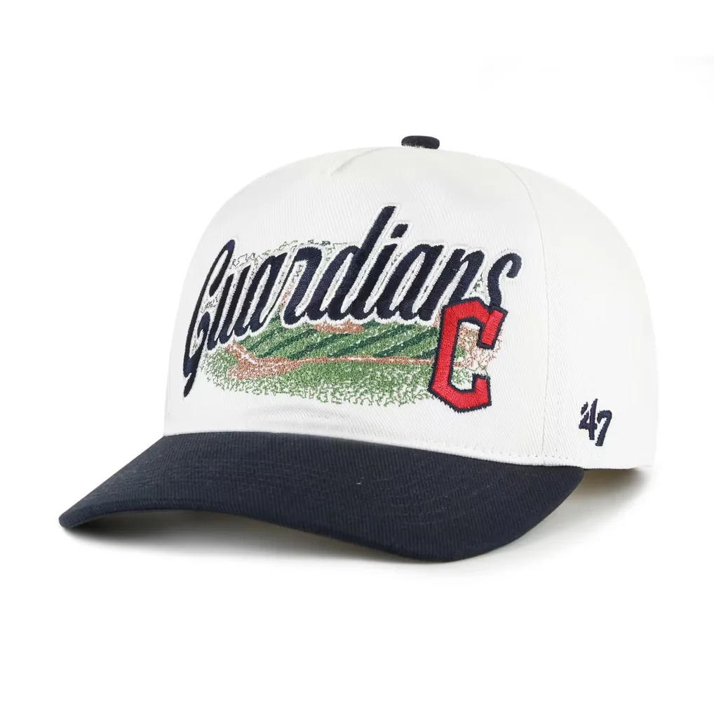 Cleveland Guardians '47 Enfield Hitch Adjustable Hat - White/Navy – Photo 1 of 3