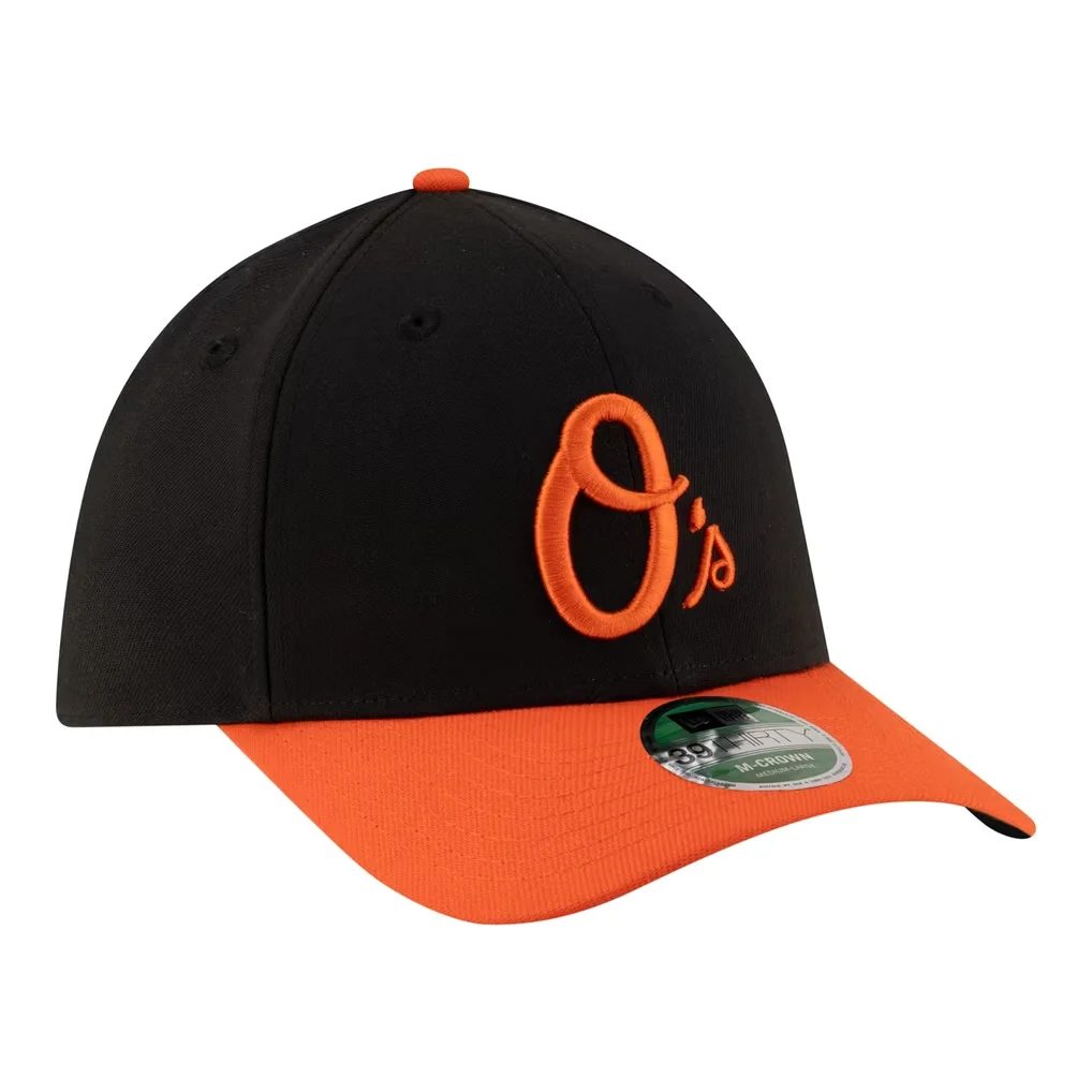 Baltimore Orioles New Era Alternate Player Replica 39THIRTY M-Crown Flex Hat - Black – Photo 1 of 3