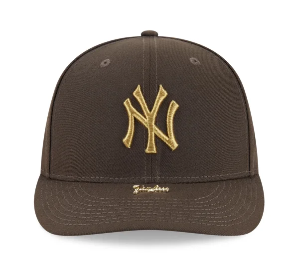 New York Yankees New Era Visor Pin A-Frame 59FIFTY Fitted Hat - Brown