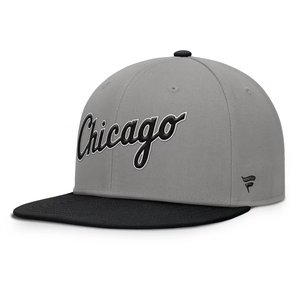 Chicago White Sox Fanatics Clubhouse Dugout Fitted Hat - Gray/Black – Photo 1 of 4