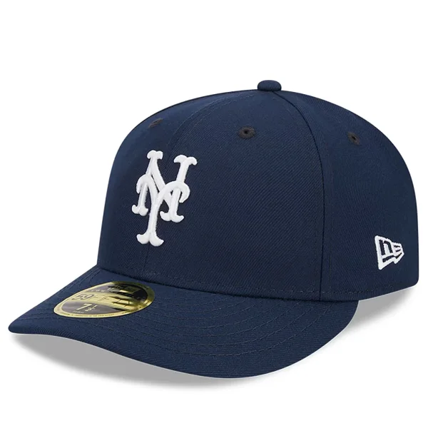 New York Mets New Era Oceanside Low Profile 59FIFTY Fitted Hat - Navy