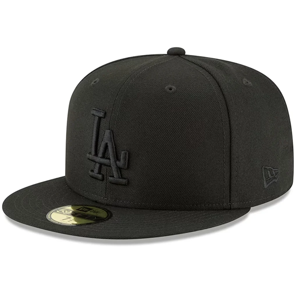 Los Angeles Dodgers New Era Primary Logo Basic 59FIFTY Fitted Hat - Black – Photo 1 of 5