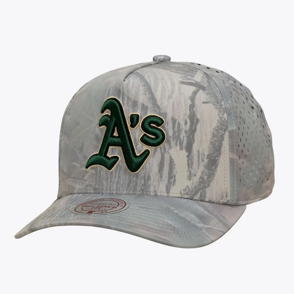 Athletics Mitchell & Ness Perfect Pro Pinch Adjustable Hat - Camo – Photo 1 of 3