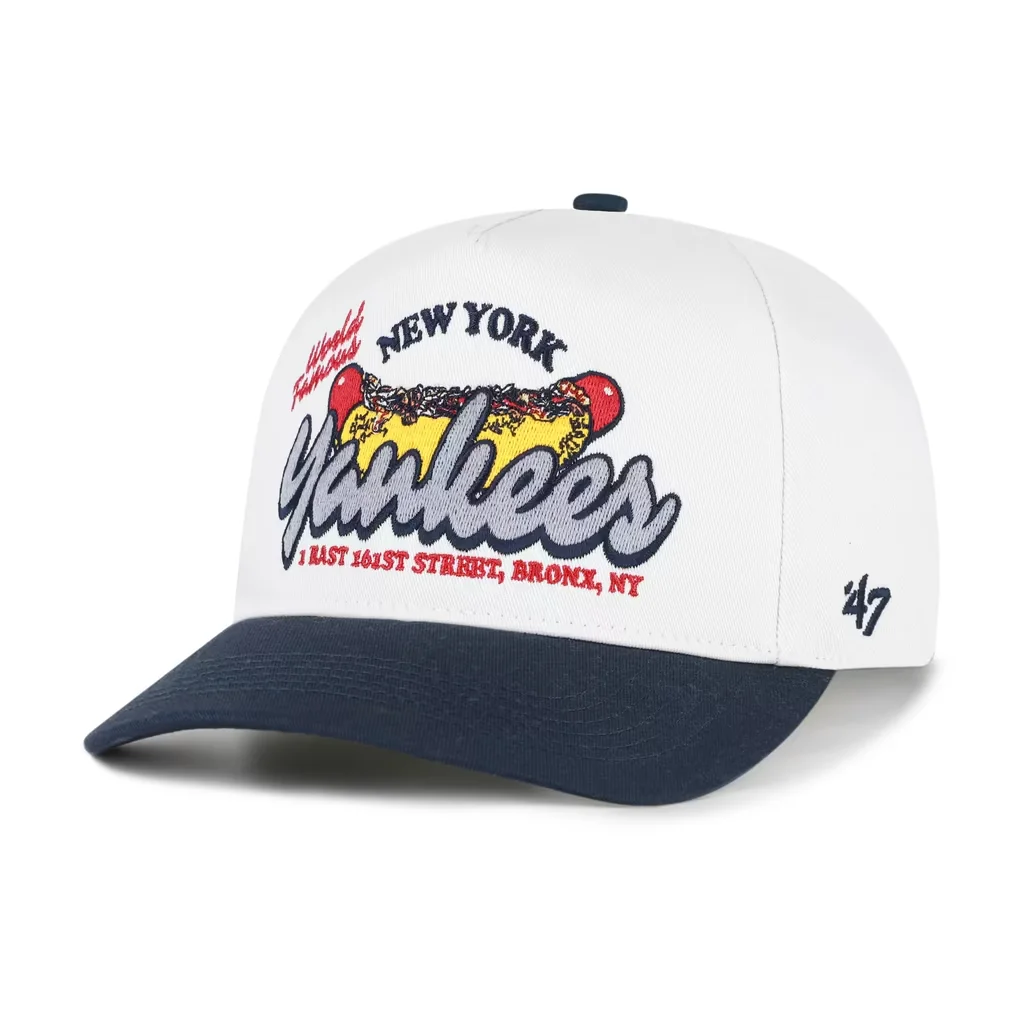 New York Yankees '47 Glizzy Collection Hitch Adjustable Hat - White/Navy – Photo 1 of 3