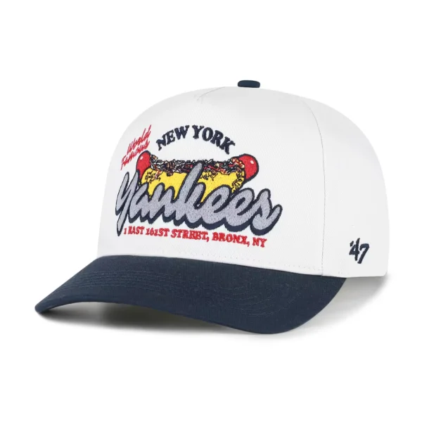 New York Yankees '47 Glizzy Collection Hitch Adjustable Hat - White/Navy
