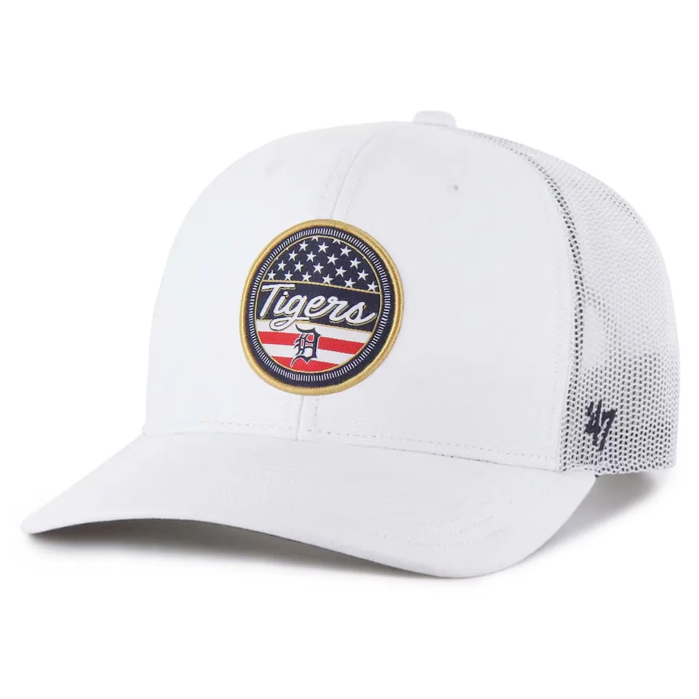 Detroit Tigers '47 Homage Adjustable Trucker Hat - White – Photo 1 of 3
