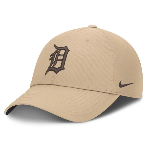 Detroit Tigers Nike Desert Ripstop Club Adjustable Hat - Khaki