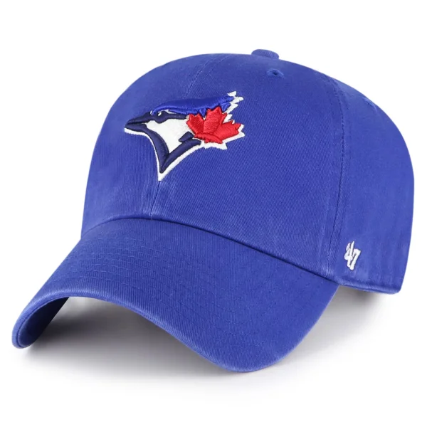 Toronto Blue Jays '47 Youth Team Logo Clean Up Adjustable Hat - Royal