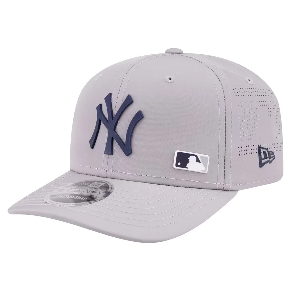 New York Yankees New Era Laser Perforated 9SEVENTY Adjustable Hat - Gray – Photo 1 of 7