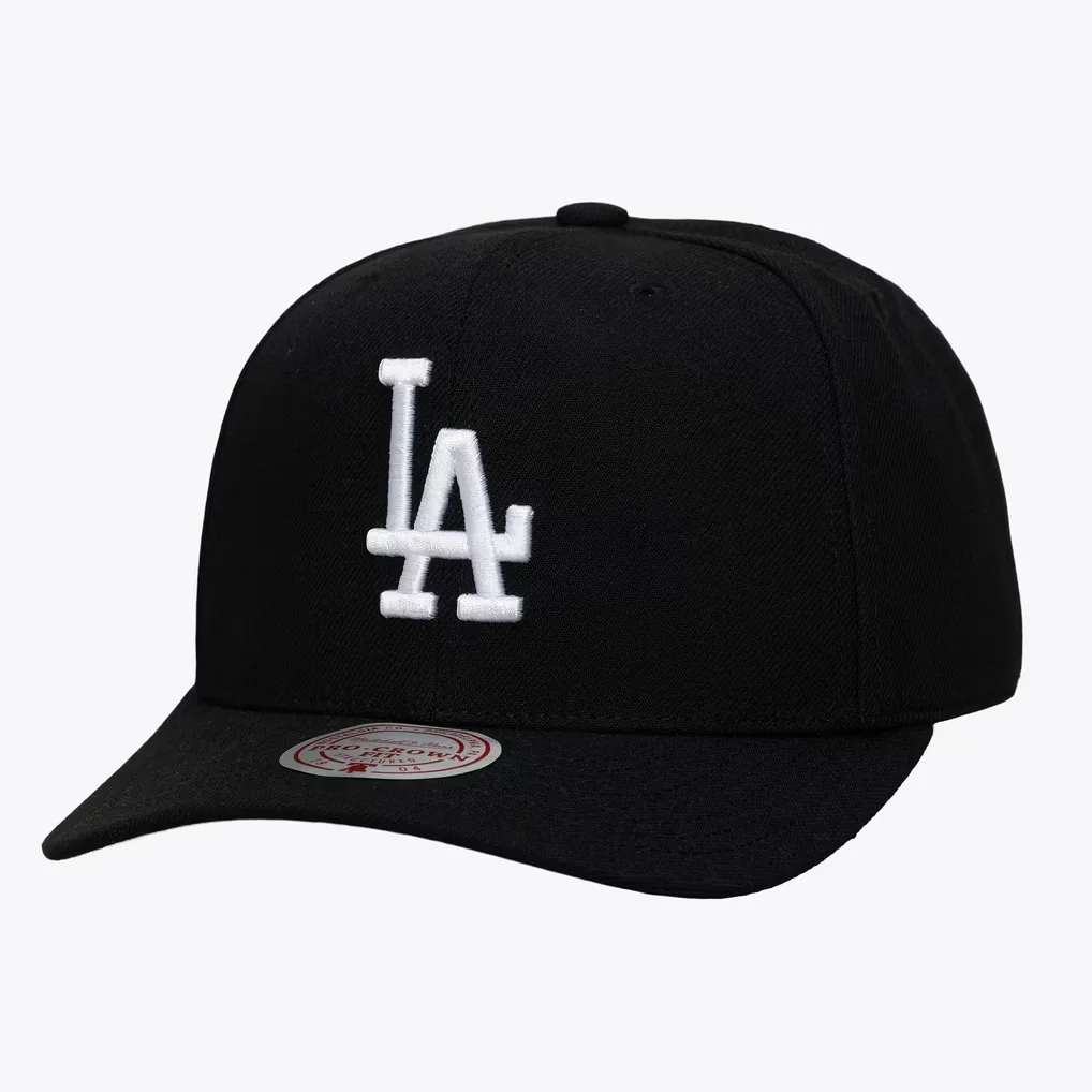 Los Angeles Dodgers Mitchell & Ness Pro Crown Snapback - Black – Photo 1 of 4