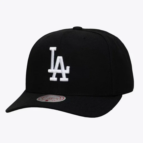 Los Angeles Dodgers Mitchell & Ness Pro Crown Snapback - Black
