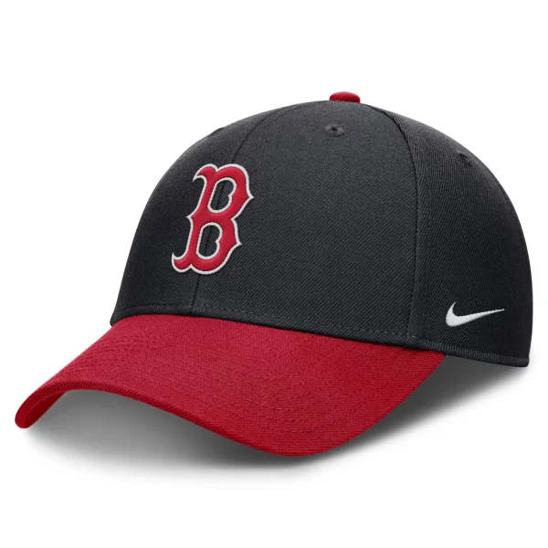 Boston Red Sox Nike Dri-FIT Club Adjustable Hat - Navy/Red