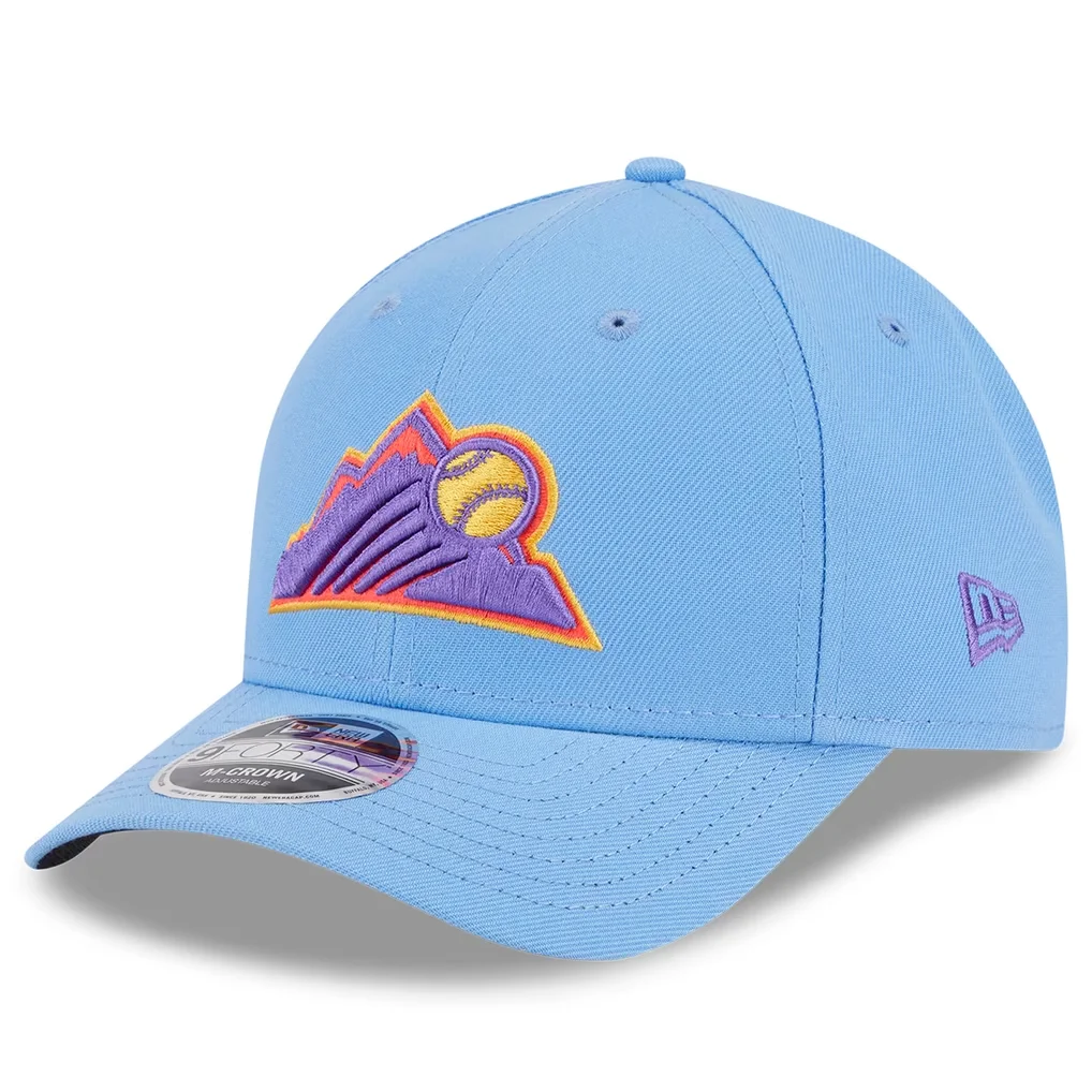Colorado Rockies New Era 2025 City Connect 9FORTY M-Crown Adjustable Hat - Light Blue – Photo 1 of 4