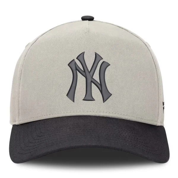 New York Yankees Fanatics Wonder A-Frame Adjustable Hat - Stone/Graphite