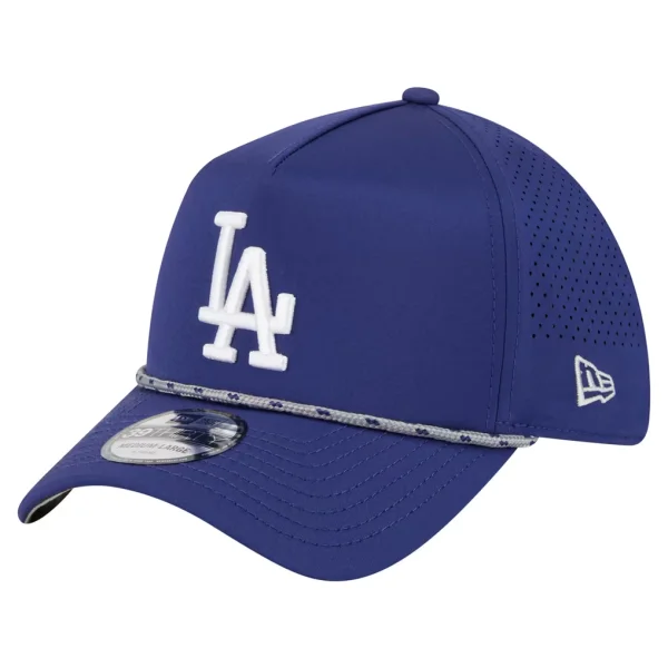 Los Angeles Dodgers New Era 39THIRTY A-Frame Perforated Flex Hat - Royal