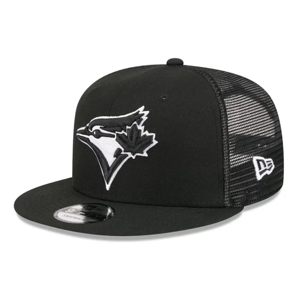 Toronto Blue Jays New Era 9FIFTY Snapback Trucker Hat - Black