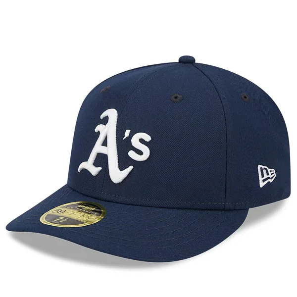 Athletics New Era Oceanside Low Profile 59FIFTY Fitted Hat - Navy
