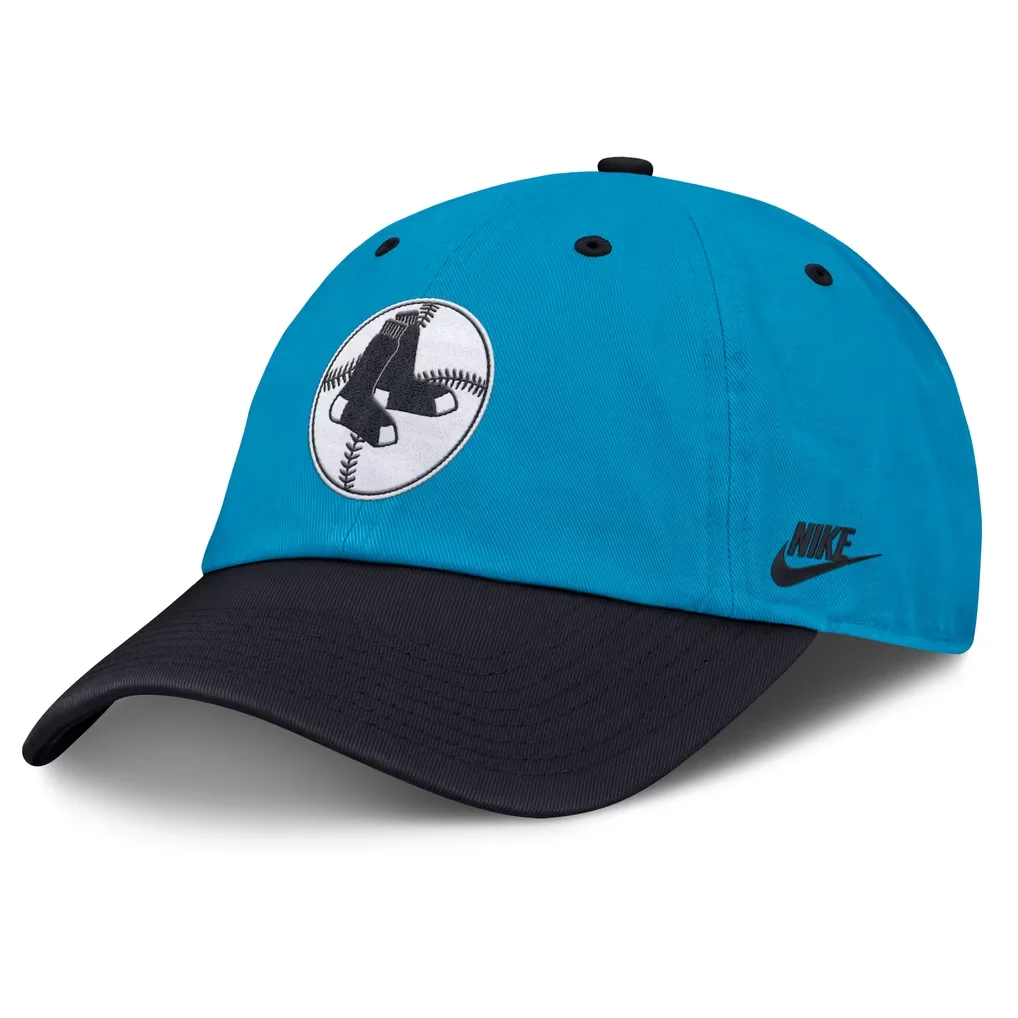 Boston Red Sox Nike Neon 90s Club Adjustable Hat - Blue/Navy – Photo 1 of 4