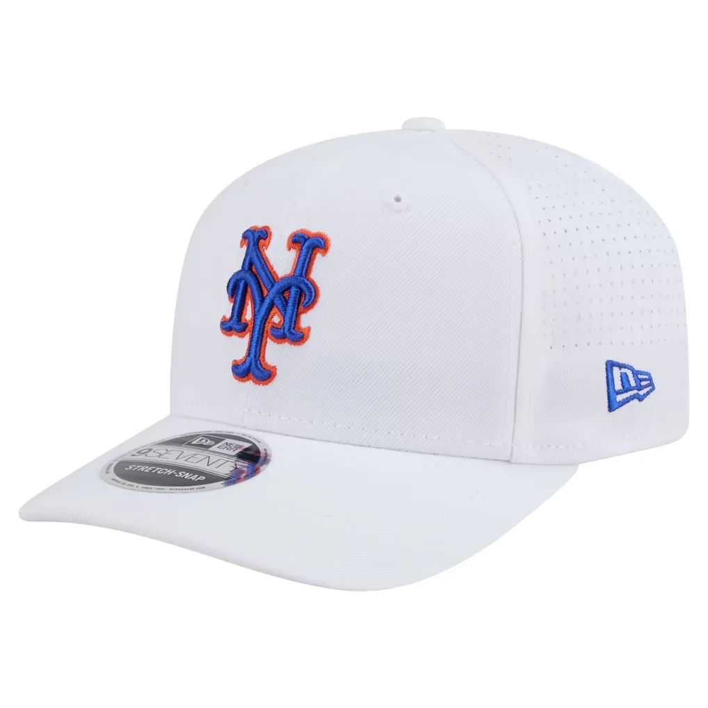 New York Mets New Era COOLERA 9SEVENTY Adjustable Hat -White – Photo 1 of 5